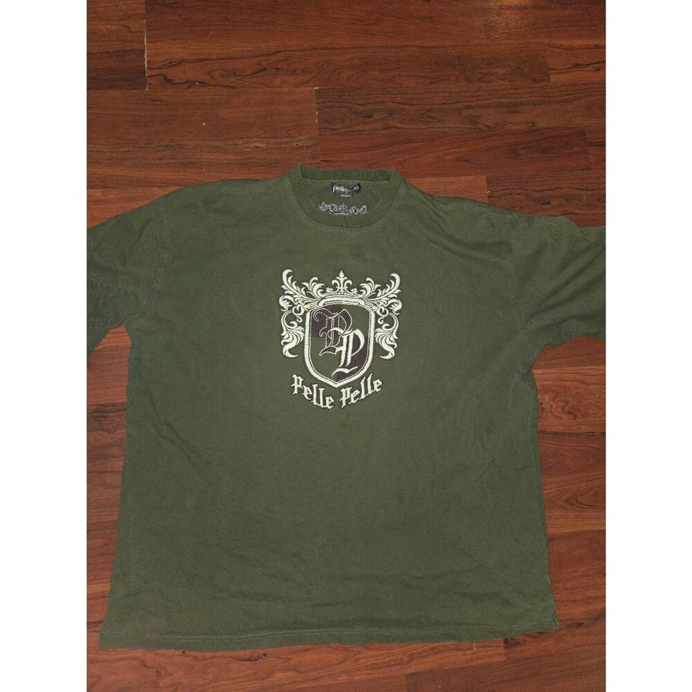 Pelle Pelle Embroidered Green Shirt